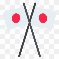 Crossed Flags Emoji For Facebook Email -