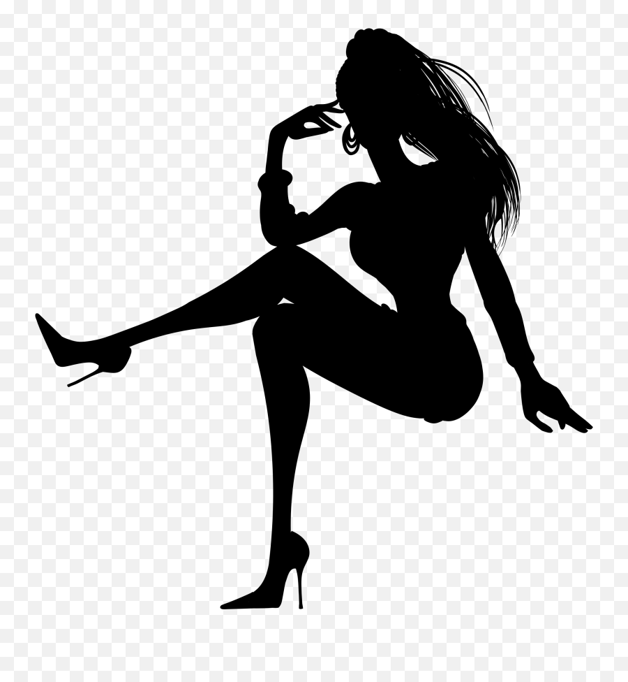 Pretty Women Silhouette Free Vector - Black Woman Silhouette Logo Emoji,Cat Emoji Keyboard