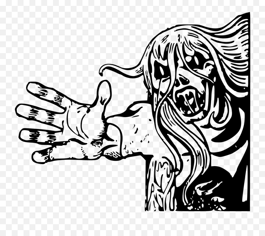 Beast Evil Game Asset Call Halloween And Horror Horror - Horror Png Black White Emoji,Dragon Emoji