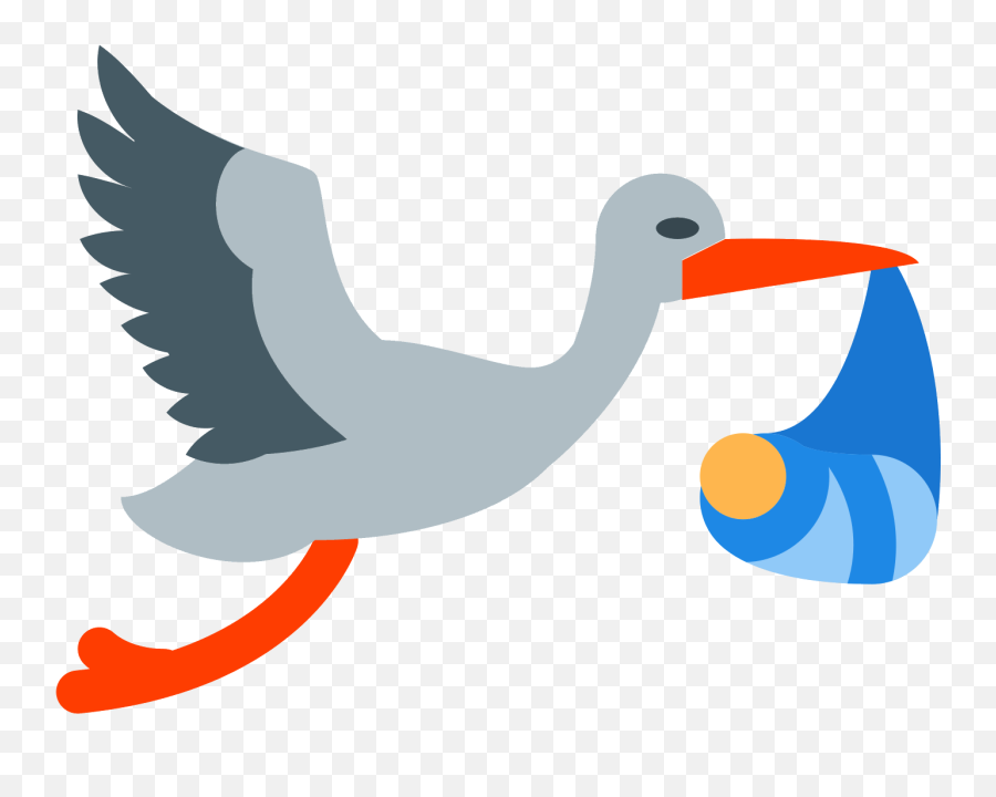 Download Stork Vector Image Free - Online Checklist Emoji,Stork Emoji