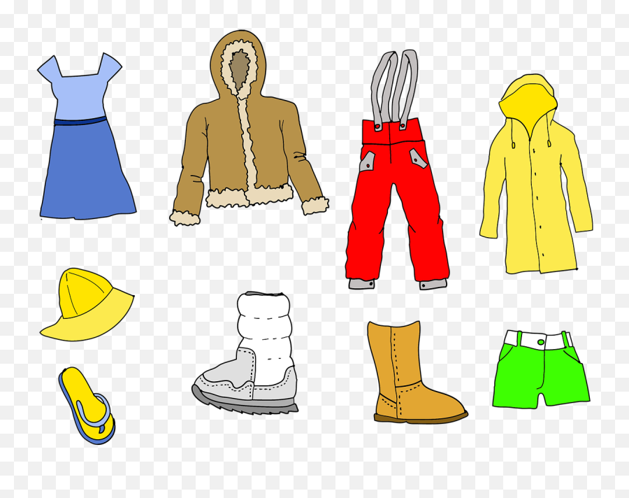 Clothing Dress Boots Coat Jacket - Clothes Clipart Emoji,Emoji Pants Mens