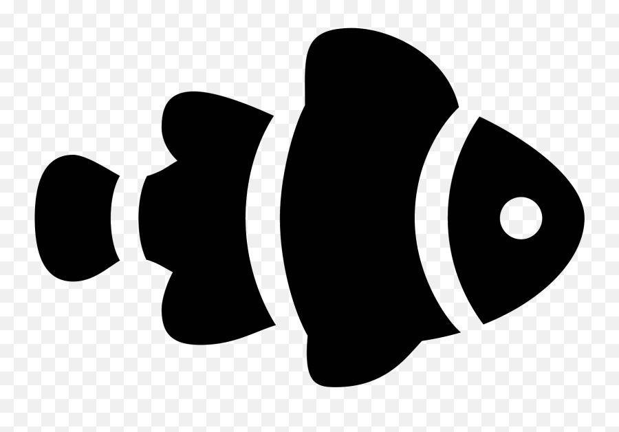 Fish Eyes Magnifying Glass Emoji Database Of Emoji - Clown Fish Silhouette,Emoji Database