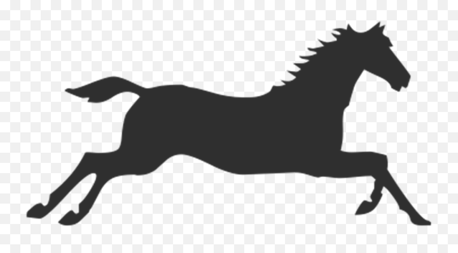 Horse Gallop Running - Galloping Horse Silhouette Emoji,Night Horse Emoji