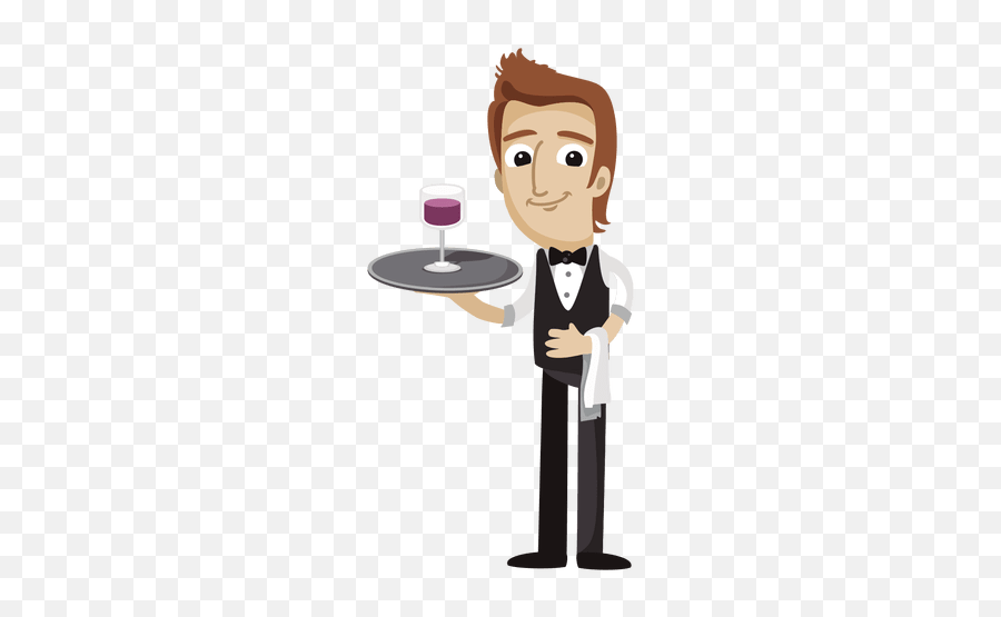 Transparent Png Svg Vector File - Waiter Png Clipart Emoji,Waiter Emoji