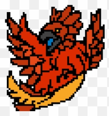 Pixilart - Phoenix Pixel Art Emoji,Dabbing Emoji