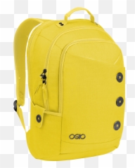 Yellow Backpack Clipart - Yellow Backpack Png Emoji,Emoji Bookbag