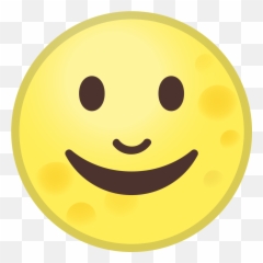 Full Moon Face Icon - Android Emoji