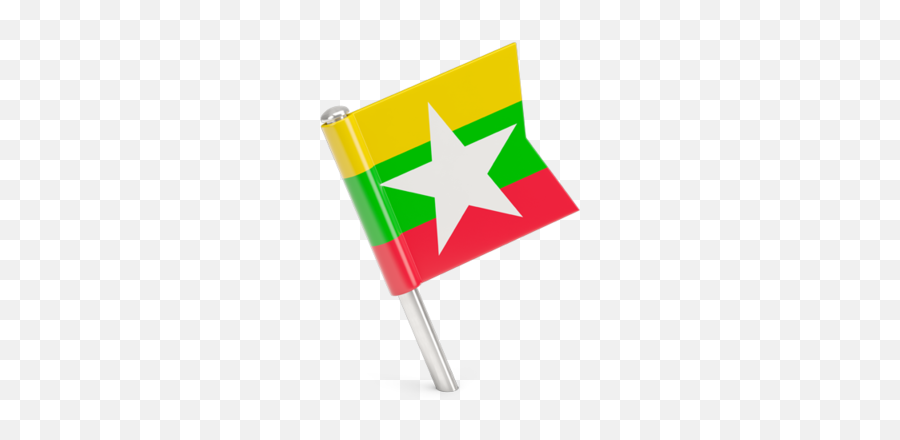 Myanmar Flag Icon - Icon Myanmar Flag Png Emoji,Croatian Flag Emoji