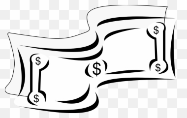 Clip Art Black And White Clipart Jpg - Dollar Bill Clip Art Emoji,Dollar Bill Emoji