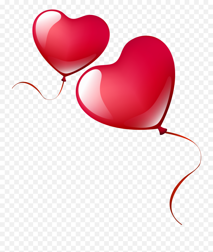 Heart Balloons Transparent U0026 Png Clipart Free Download - Ywd Valentine Balloon Heart Png Emoji,Heart Emoji Balloons