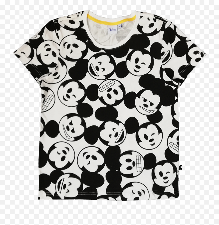 Disney Emoji Lady Graphic T - Shirt Smile,Black Emoji Shirt