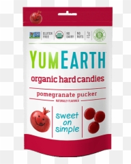 Hard Candies Organic Candy Vegan - Pomegranate Pucker Emoji