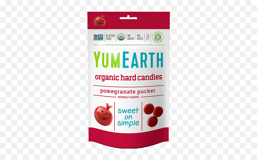 Hard Candies Organic Hard Candy Vegan Hard Candy - Pomegranate Pucker Emoji,Candy Sour Face Lemon Pig Emoji