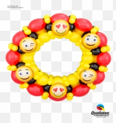 18 Inch Emoji Smiley Wink One Stop - Qualatex