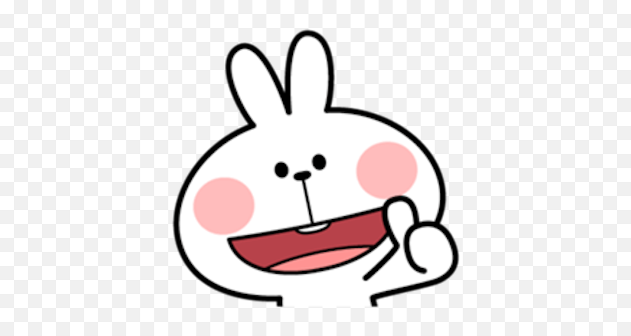Spoiled Rabbit 1 By Binh Pham - Spoiled Rabbit Facial Expression Emoji,Bunny Emoji Transparent