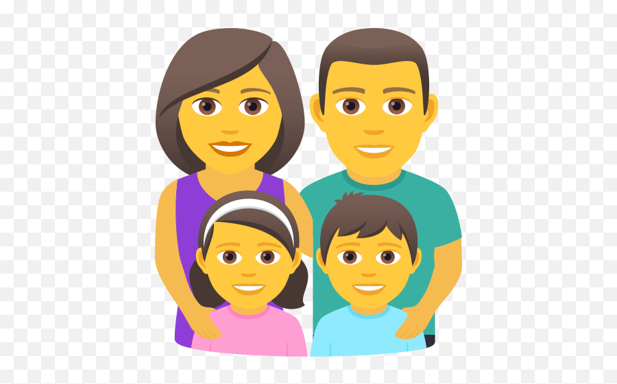 Hombre Mujer Chica Chico Para Copiar - Family Emoji,Emoji Angelito