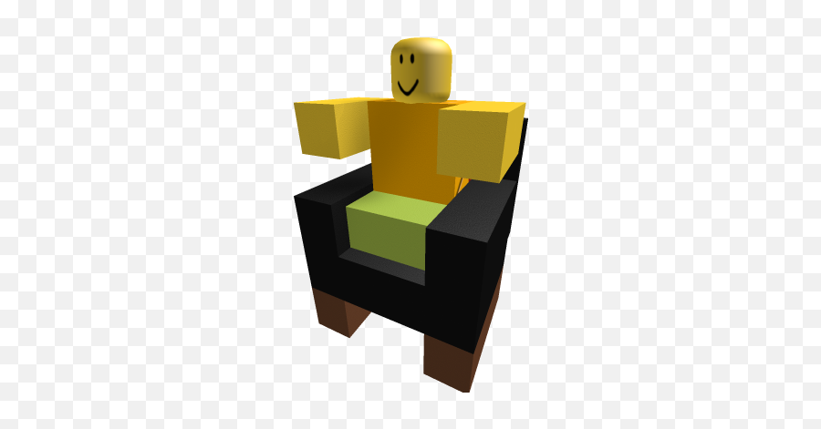 Guy Sitting In Seat - Roblox Cartoon Emoji,Chair Emoticon