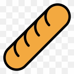 Bread Emoji Png - Bagietka