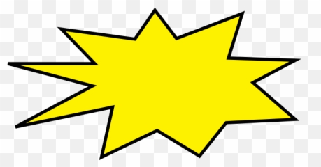 Nuclear Explosion Clip Art Vector Free Clipartcow - Starburst Emoji