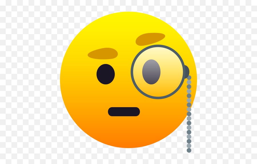 Emoji Face With Monocle To Copy Paste Wprock - Monocle Emoji Gif,Geek Emoji