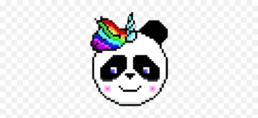 Pixel Art Licorne Dab - Download Unicorn Dab Png Download 41 Block Circle Minecraft Emoji,Maplestory Emoji