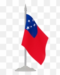 Flag Of Samoa - Grenada On Pole Emoji