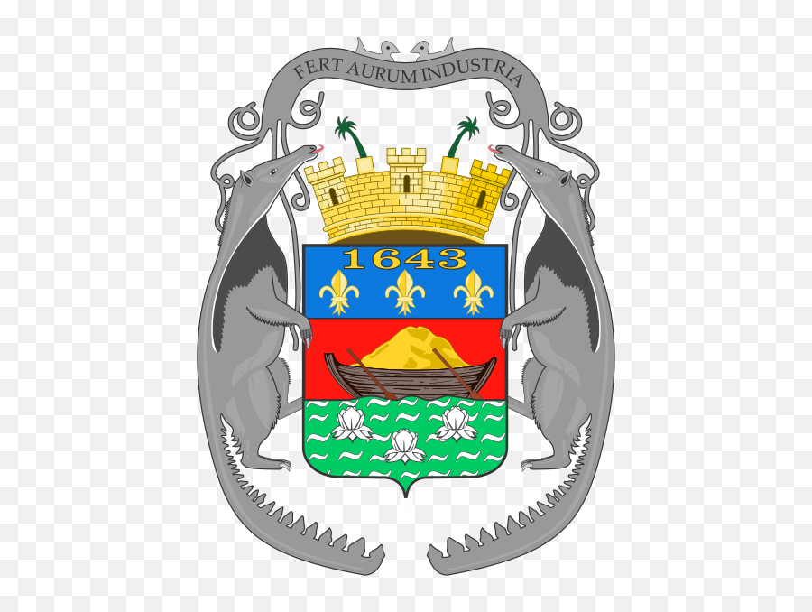 Coat Of Arms Of French Guyana - French Guiana Coat Of Arms Emoji,Guyana Flag Emoji