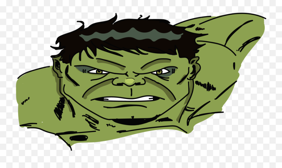 Face Clipart Incredible Hulk Face - Cartoon Emoji,Emoji For Hulk