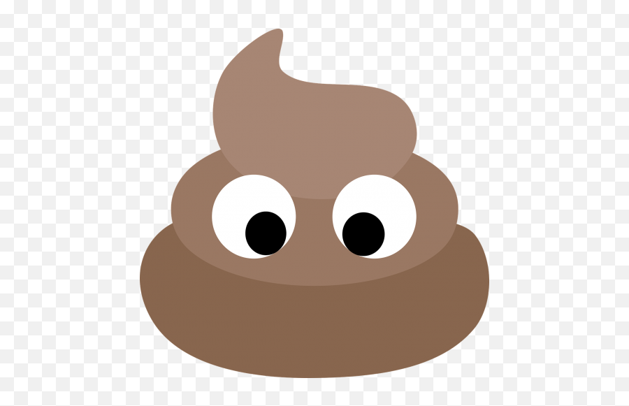 Poop Smiley Cartoon Character Emoticon - Poop Png Emoji,Shit Emoticon
