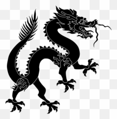 Chinese Black Dragon - Chinese Dragon Transparent Background Emoji,Dragon Head Emoji