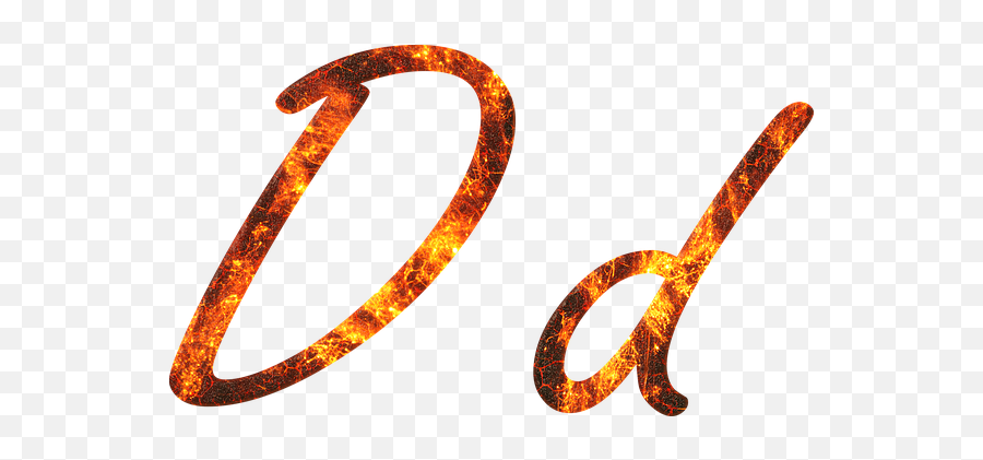 Fire Embers Lava Font - Lettre D Png Emoji,Lava Emoji