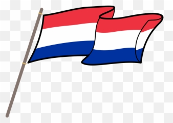 Netherlands Flag Graphics - Cartoon Transparent Background Emoji