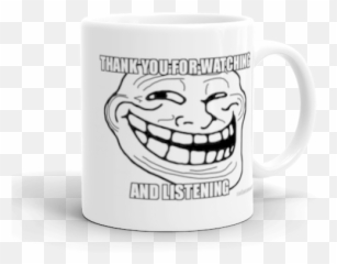 Thank You For Watching And Listening - Troll Face Emoji