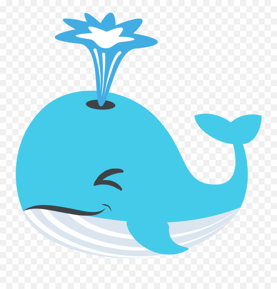 Emojione 1f433 - Whale Clipart Emoji,Fish Emoji