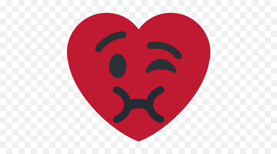 Circle Emoji,Winking Heart Emoji
