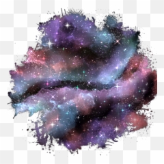 Ftestickers Space Stars Galaxy Nebula - Galaxy Watercolor Png Emoji,Nebula Emoji