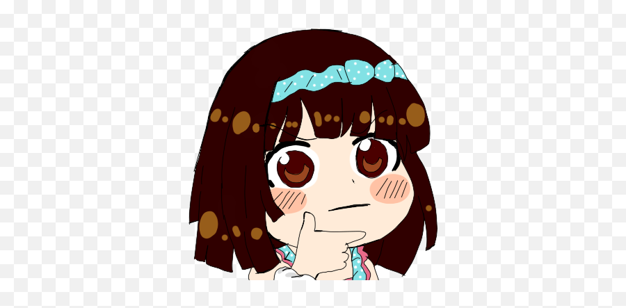 I Redrew Discord Anime Emotes To Be Nadeko - Cartoon Emoji,Anime Emoji Discord