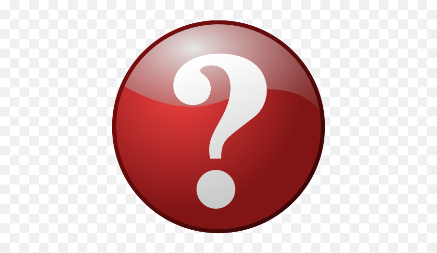 Red Question Mark Sign Vector Image - Help Icon In Red Emoji,Microphone Emoticon
