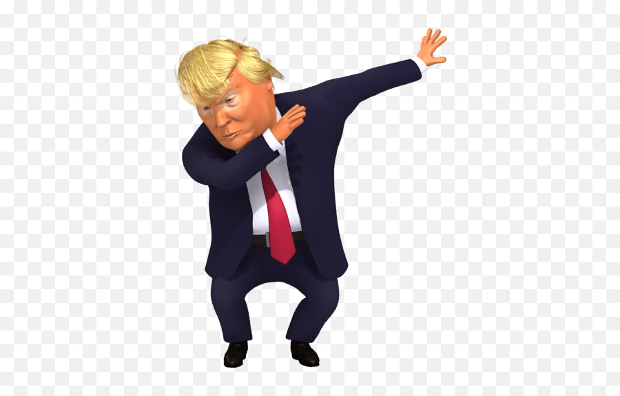 Dab Png - The Dab By Trump 3d Caricature Still Image Dance Moves Emoji,Trump Emoji