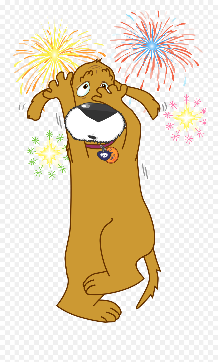Download Riley Fireworks - Don T Fire Crackers Png Image Pets And Fireworks Clip Art Emoji,Emoji Fireworks
