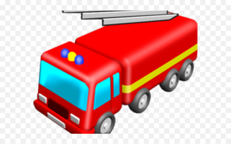 Fire Truck Clipart Long Truck - Clip Art Of Toy Fire Truck Emoji,Firetruck Emoji