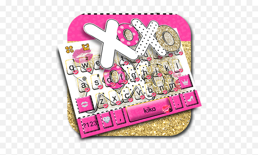 Xoxo Sweet Girlish Keyboard Theme U2013 Google Play - Style Emoji,Xoxo Emoji