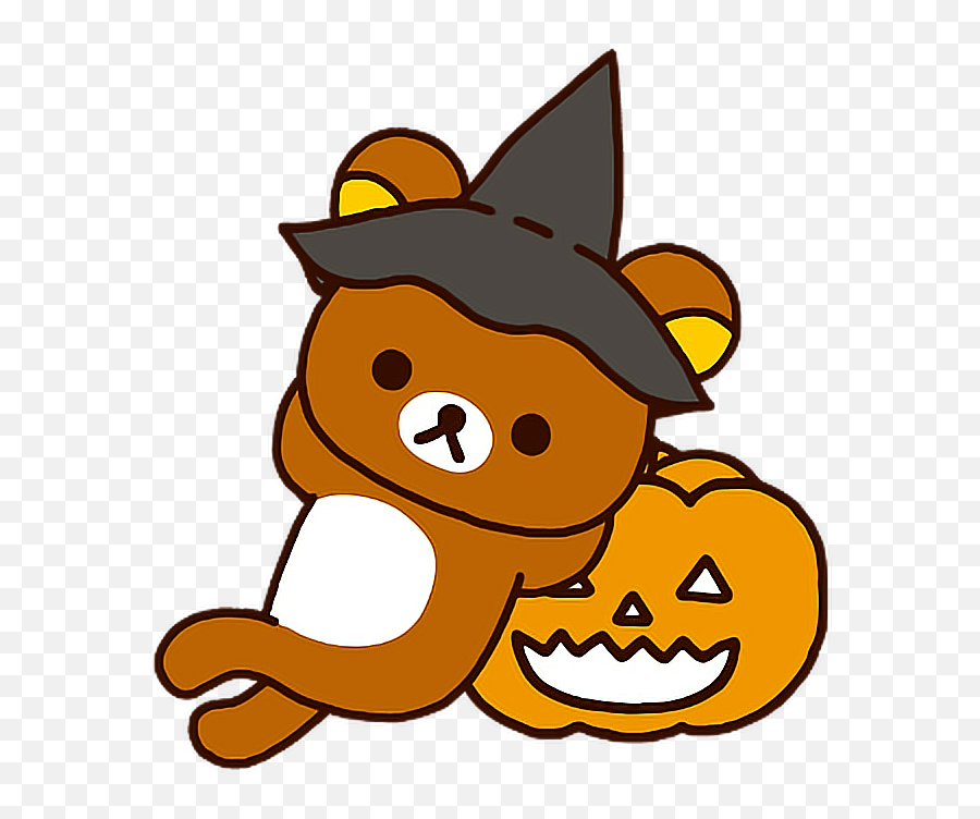 Transparent Rilakkuma Halloween - Rilakkuma Halloween Png Emoji,Happy Halloween Emoji