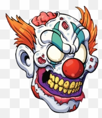 Zombie Clown Killerclown Freetoedit - Scary Clipart Emoji