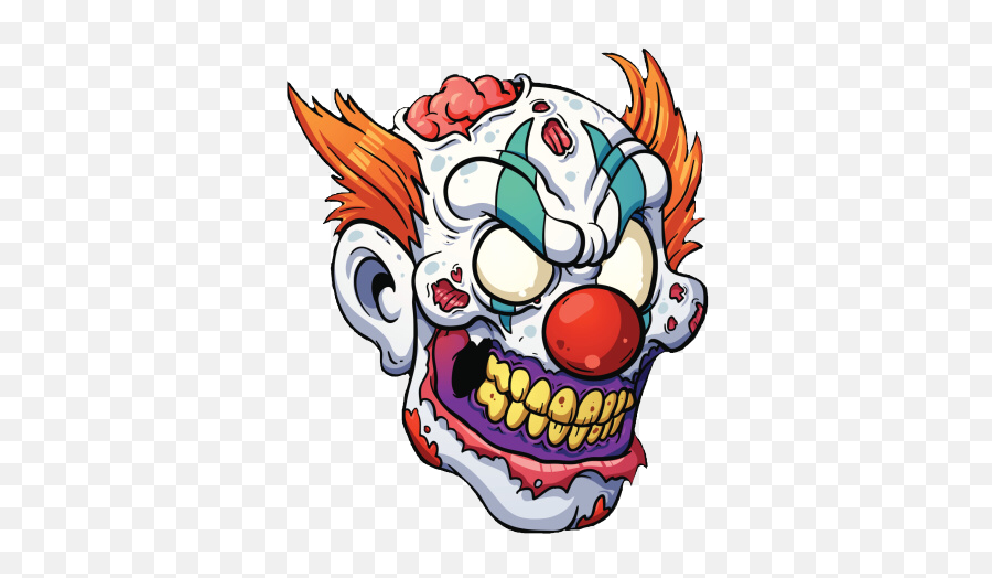 Zombie Clown Killerclown Freetoedit - Scary Clown Clipart Emoji,Killer Clown Emoji