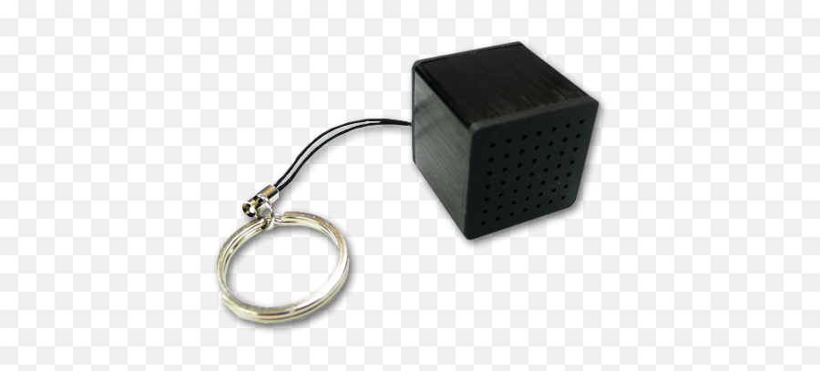 Cube Speaker Keyring - Chain Emoji,Speaker Emoji Png