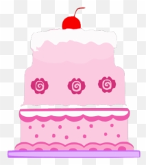 Pink Cake Png Svg Clip Art For Web - Cartoon Emoji