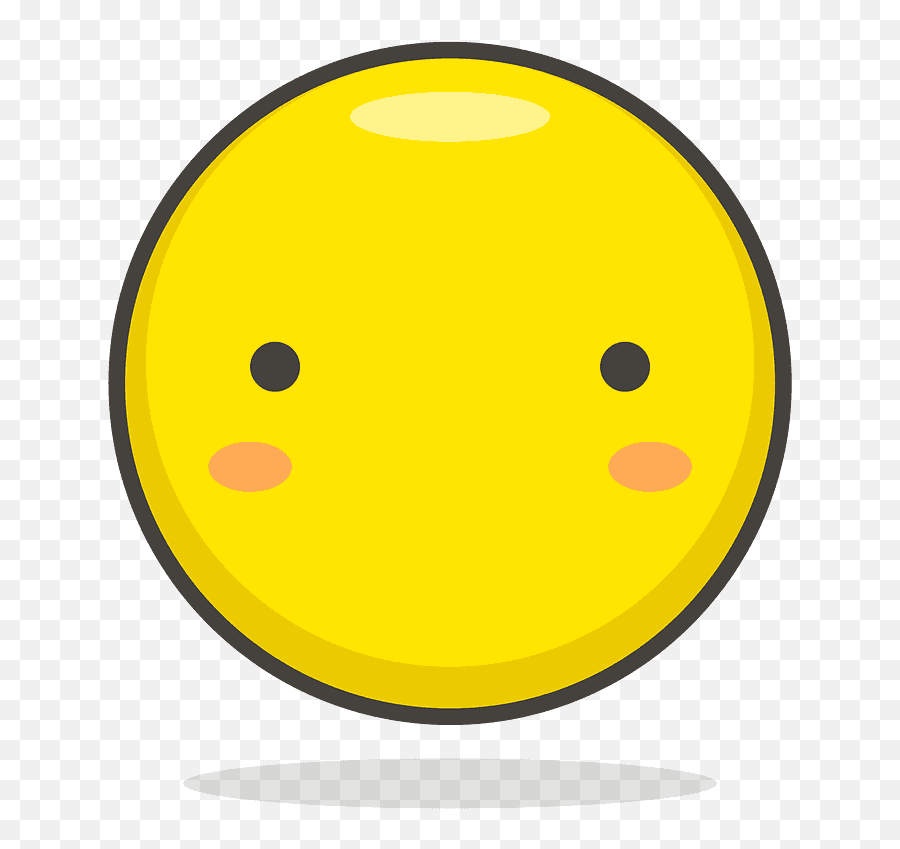 Face Without Mouth Emoji Clipart - Happy Smiley,Emoji 112