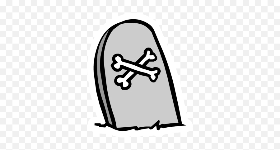 Tombstone Pin - Transparent Grave Clipart Emoji,Gravestone Emoji