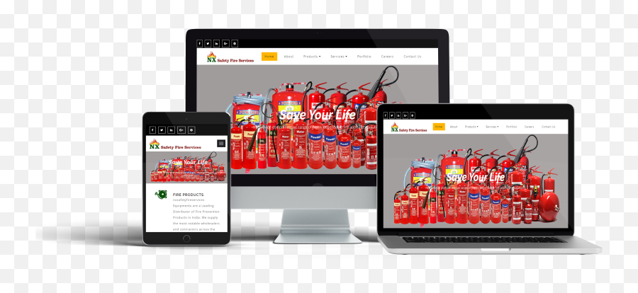 Nx Safety Fire Services U2013 Cubosquare Website Designing - Technology Applications Emoji,Fire Extinguisher Emoji